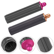 For Dyson Airwrap Hair Dryer HS01 / HS05 / HD08 18.6 x 4cm Upgraded Long Curling Barrels Nozzle With Short Adapter Golden