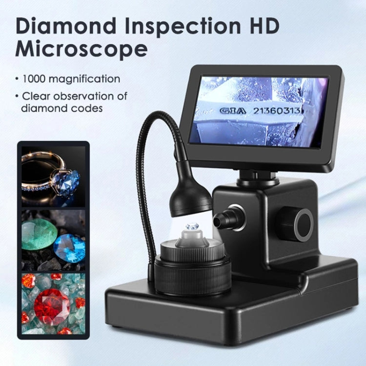 HJ1000 50-1000X 3000mAh Diamond Waist Code Microscope GIA Jewelry Waist Code Instrument - free shipping - PMC Jewellery - Order now!