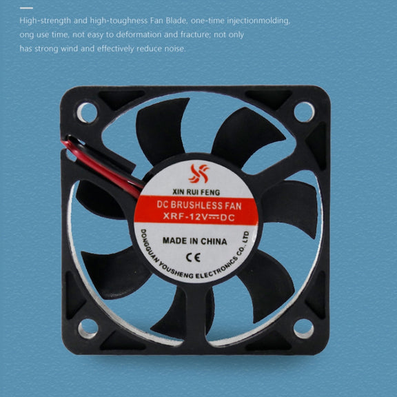 3pcs XIN RUI FENG 5V Ball Bearing 5cm Silent DC Cooling Fan