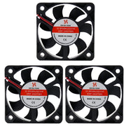 3pcs XIN RUI FENG 12V Ball Bearing 5cm Silent DC Cooling Fan