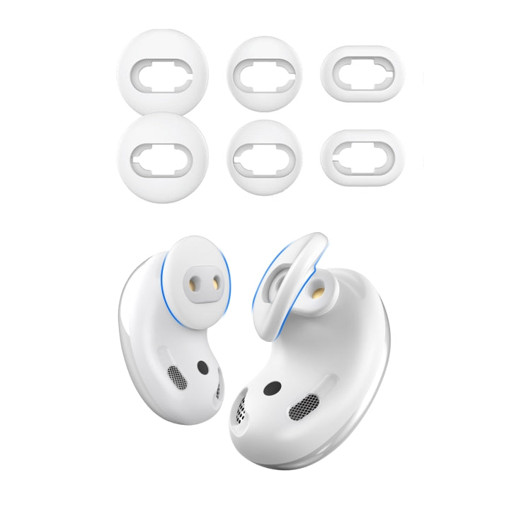 For Samsung Galaxy Buds Live AhaStyle PT132 S+M+L Silicone Earbud(White) - Anti-dust & Ear Caps by AhaStyle | Online Shopping South Africa | PMC TechLife | Buy Now Pay Later Mobicred