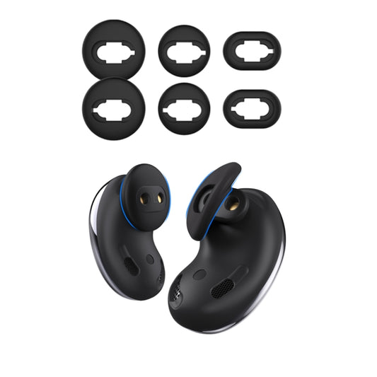 For Samsung Galaxy Buds Live AhaStyle PT132 S+M+L Silicone Earbud(Black) - Anti-dust & Ear Caps by AhaStyle | Online Shopping South Africa | PMC Jewellery | Buy Now Pay Later Mobicred