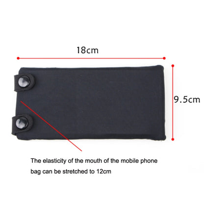 7 Inch Mobile Phone Outdoor Sports Wrist Bag Elastic Close-fitting Mini Arm Bag(Rose Red) - free shipping - PMC Jewellery - Order now!