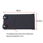 7 Inch Mobile Phone Outdoor Sports Wrist Bag Elastic Close-fitting Mini Arm Bag(Rose Red)