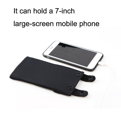 7 Inch Mobile Phone Outdoor Sports Wrist Bag Elastic Close-fitting Mini Arm Bag(Rose Red) - free shipping - PMC Jewellery - Order now!