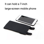 7 Inch Mobile Phone Outdoor Sports Wrist Bag Elastic Close-fitting Mini Arm Bag(Rose Red)