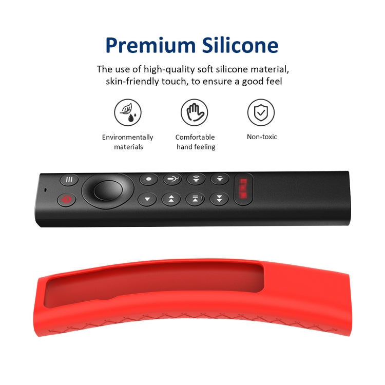 For NVIDIA Shield TV Pro 4K HDR Remote Control Silicone Case With Lanyard(Black) - Remote Control Covers by PMC TechLife | Online Shopping South Africa | PMC TechLife