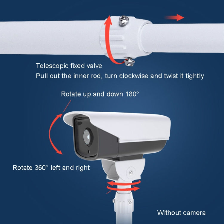 30-60cm Telescopic I-Type Monitoring Bracket Hanging Closed-Circuit Aluminum Alloy Bracket - free shipping - PMC Jewellery - Order now!