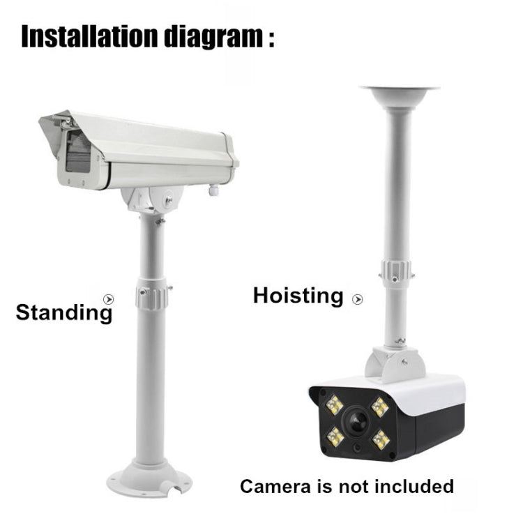 30-60cm Telescopic I-Type Monitoring Bracket Hanging Closed-Circuit Aluminum Alloy Bracket - free shipping - PMC Jewellery - Order now!