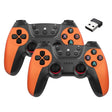 KM-029   2.4G One for Two Doubles Wireless Controller Support PC / Linux / Android / TVbox(Vitality Orange) - Gamepads by PMC TechLife | Online Shopping South Africa | PMC TechLife