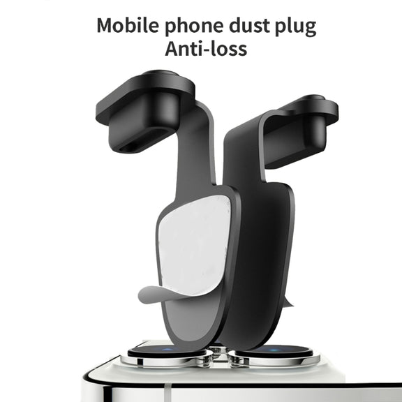 10pcs 8 Pin  Mobile Phone Charging Port Silicone Anti-Dust Plug Back-adhesive Loss-proof Cover(Black)
