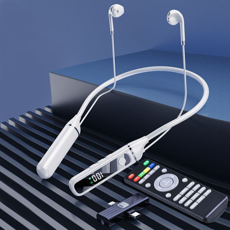 SN-537K 5.3 Bluetooth Live Earphones Built-In Sound Card Wireless Receiver Sports Earphones(White) - Bluetooth Earphone by PMC TechLife | Online Shopping South Africa | PMC TechLife
