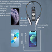 SN-537K 5.3 Bluetooth Live Earphones Built-In Sound Card Wireless Receiver Sports Earphones(Black)