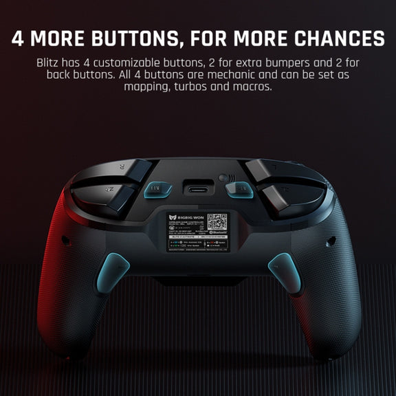 BIGBIGWON Blitz C2Pro+Base Full Mechanical Gamepad Bluetooth Wired Dual Mode Support Switch / PC / Android / IOS