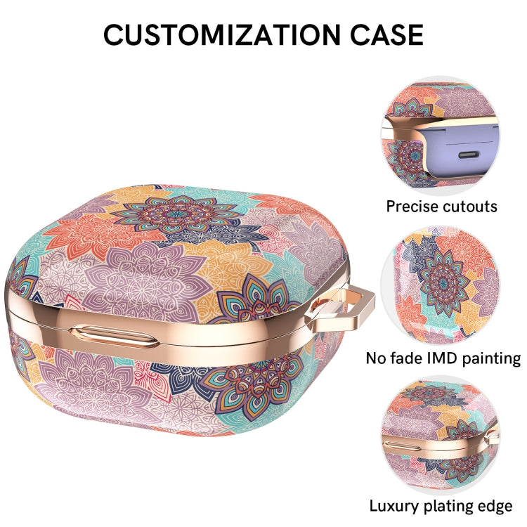 AhaStyle WG01 TPU Drop Resistant Earphone Case For Samsung Galaxy Buds Pro / Live / 2 / 2Pro(Mandala)