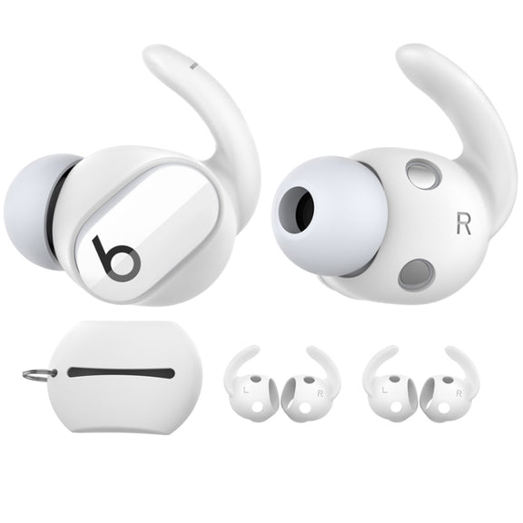 For Beats Studio Buds AhaStyle PT172 Earphone Silicone Ear Caps, Style: Earcap (Black)