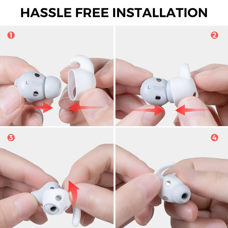 For Beats Studio Buds AhaStyle PT172 Earphone Silicone Ear Caps, Style: Earcap (Red) - Anti-dust & Ear Caps by AhaStyle | Online Shopping South Africa | PMC TechLife