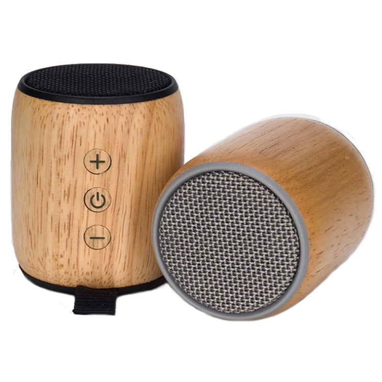 BT811 Mini Wooden Wireless Bluetooth Speaker Support TF Card & 3.5mm AUX(Black)