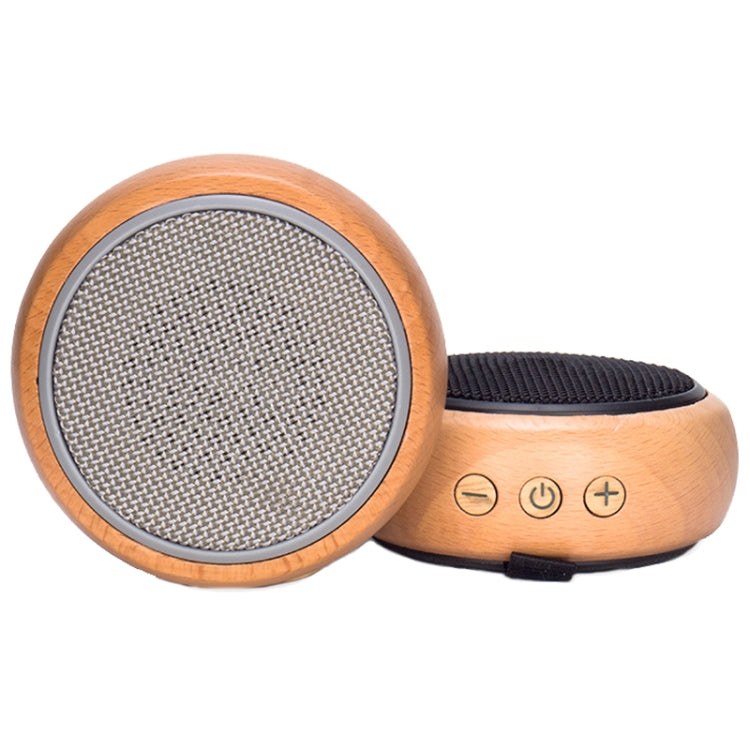 BT810 Small Outdoor Portable Wooden Bluetooth Speaker Support TF Card & 3.5mm AUX(Silver Gray)