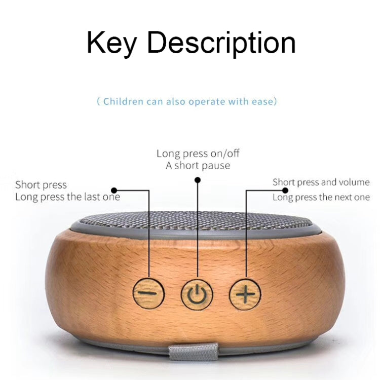 BT810 Small Outdoor Portable Wooden Bluetooth Speaker Support TF Card & 3.5mm AUX(Silver Gray) - Mini Speaker by PMC TechLife | Online Shopping South Africa | PMC TechLife | Buy Now Pay Later Mobicred
