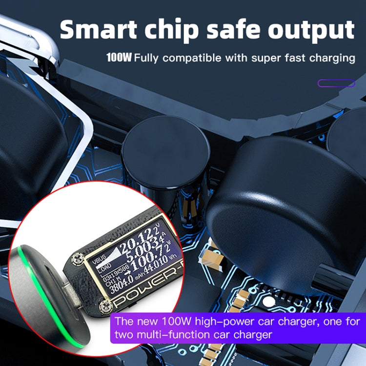 For DJI Mavic 3/Mini 2 RCSTQ 100W 2 In 1 Car Charger - free shipping - PMC TechLife - Order now!