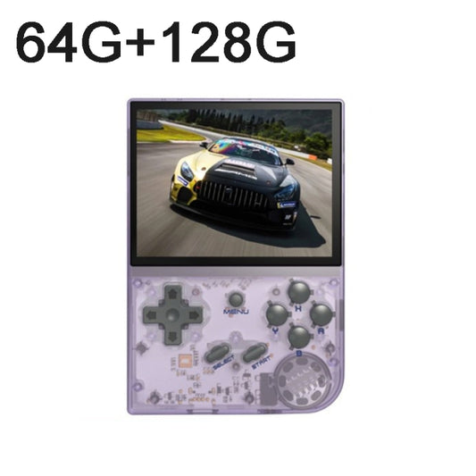 ANBERNIC RG35XX 3.5-inch Retro Handheld Game Console Open Source Game Player  64G+128G 13000+ Games(Purple) - free shipping - PMC Jewellery - Order now!