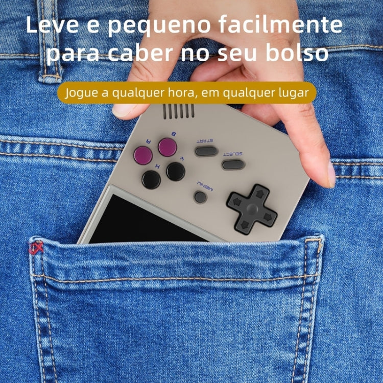 ANBERNIC RG35XX 3.5-inch Retro Handheld Game Console Open Source Game Player  64G+128G 13000+ Games(Grey) - free shipping - PMC Jewellery - Order now!