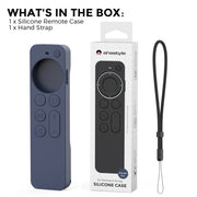For Apple TV Siri Remote 2/3 AhaStyle PT165 Remote Controller Silicone Protective Case(Blue)