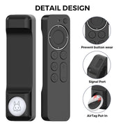 For Apple TV Siri Remote 2/3 AhaStyle PT165 Remote Controller Silicone Protective Case(Pink)