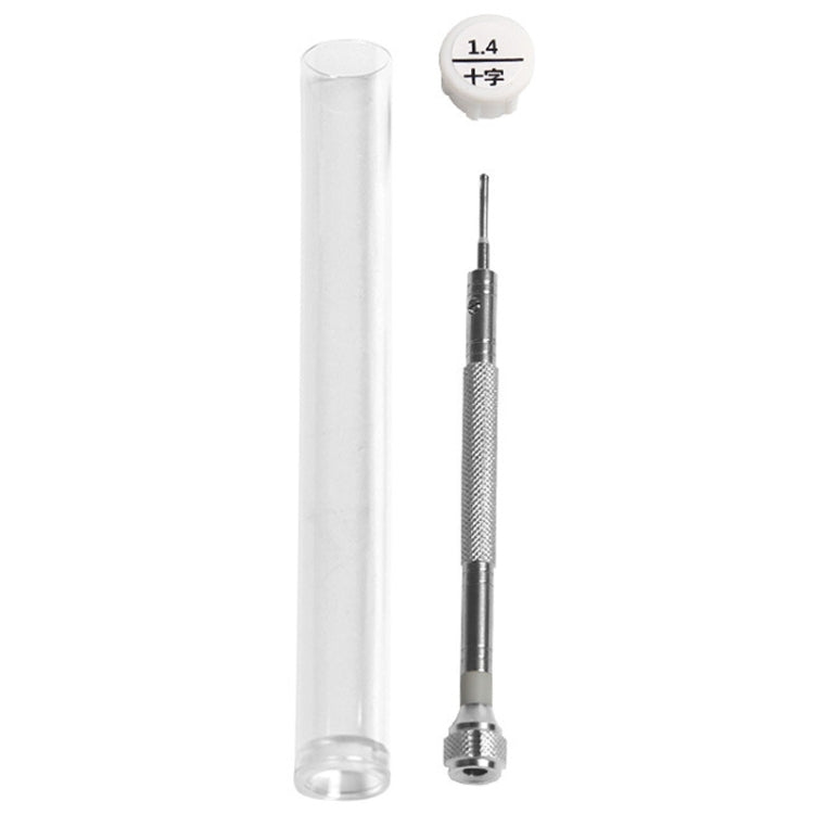 LSD5120 Repair Watch Glasses Stainless Steel Screwdriver Precision Watch Screwdriver Tool 1.4 Phillips (Gray) - Watch Repair Tools by PMC TechLife | Online Shopping South Africa | PMC TechLife