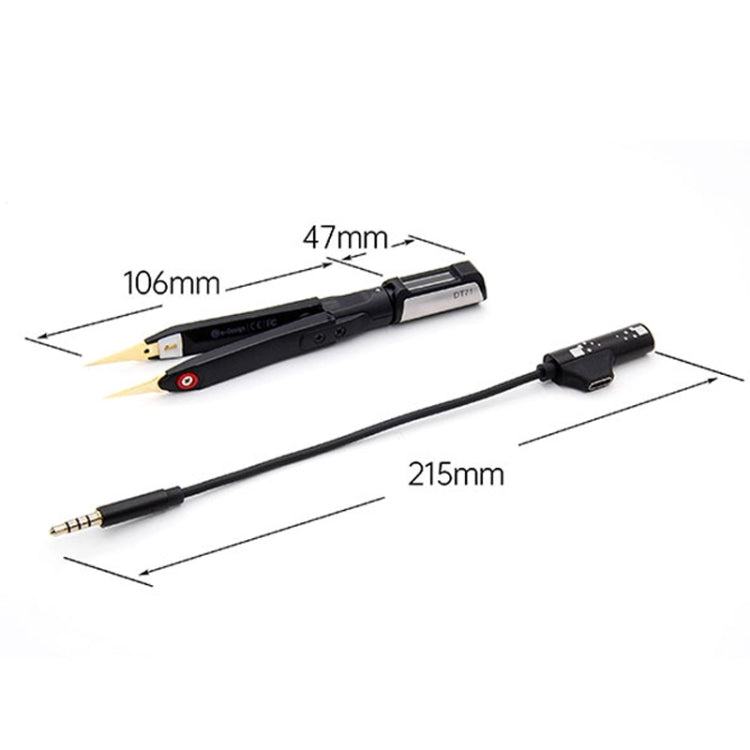 MINIWARE DT71 Measuring Digital Tweezers Signal Generator Multimeter - free shipping - PMC Jewellery - Order now!