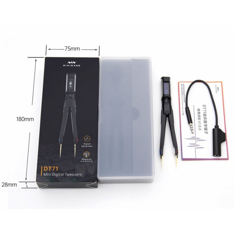 MINIWARE DT71 Measuring Digital Tweezers Signal Generator Multimeter - free shipping - PMC Jewellery - Order now!