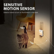 NL2101 Motion Sensor LED Night Light AC Plug Dimming Sleep Lights,Spec: Warm White EU Plug
