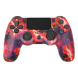 For PS4 Wireless Bluetooth Game Controller With Light Strip Dual Vibration Game Handle(Star Red) - Gamepads by PMC TechLife | Online Shopping South Africa | PMC TechLife