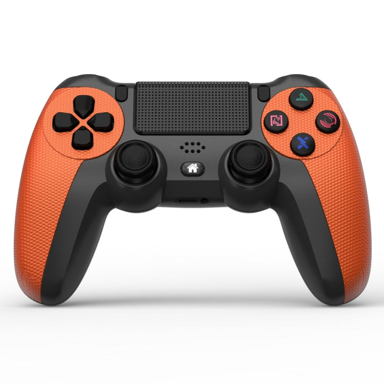 KM048 For PS4 Bluetooth Wireless Gamepad Controller 4.0 With Light Bar(Vitality Orange) - Gamepads by PMC TechLife | Online Shopping South Africa | PMC TechLife