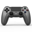 KM048 For PS4 Bluetooth Wireless Gamepad Controller 4.0 With Light Bar(Elegant Silver) - Gamepads by PMC TechLife | Online Shopping South Africa | PMC TechLife