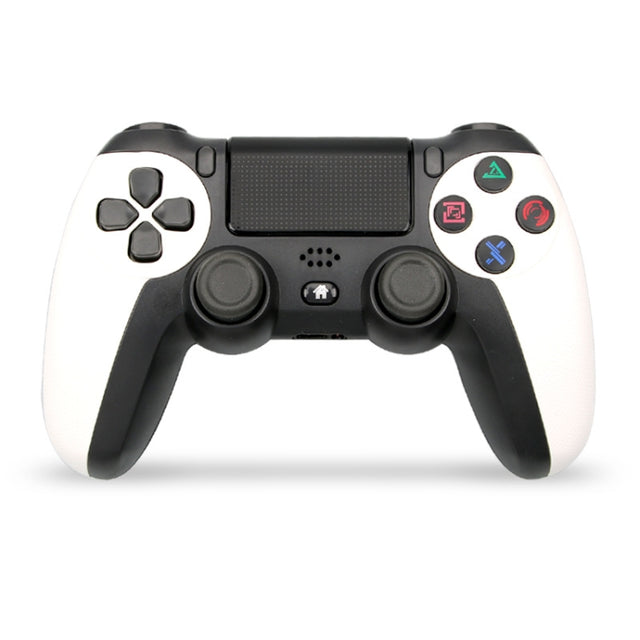 KM048 For PS4 Bluetooth Wireless Gamepad Controller 4.0 With Light Bar(Elegant White)