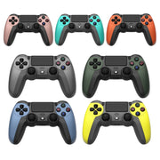 KM048 For PS4 Bluetooth Wireless Gamepad Controller 4.0 With Light Bar(Battle Gray)