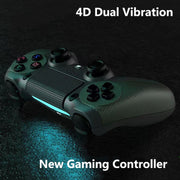 KM048 For PS4 Bluetooth Wireless Gamepad Controller 4.0 With Light Bar(Mountain Blue)