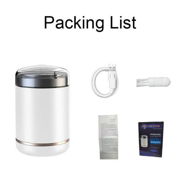 SH-588 USB Charging Electric Mini Shaver Portable Car Travel Shaver(White)