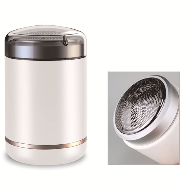 SH-588 USB Charging Electric Mini Shaver Portable Car Travel Shaver(White)
