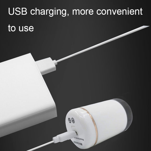 SH-588 USB Charging Electric Mini Shaver Portable Car Travel Shaver(White)