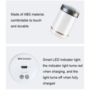 SH-588 USB Charging Electric Mini Shaver Portable Car Travel Shaver(White)