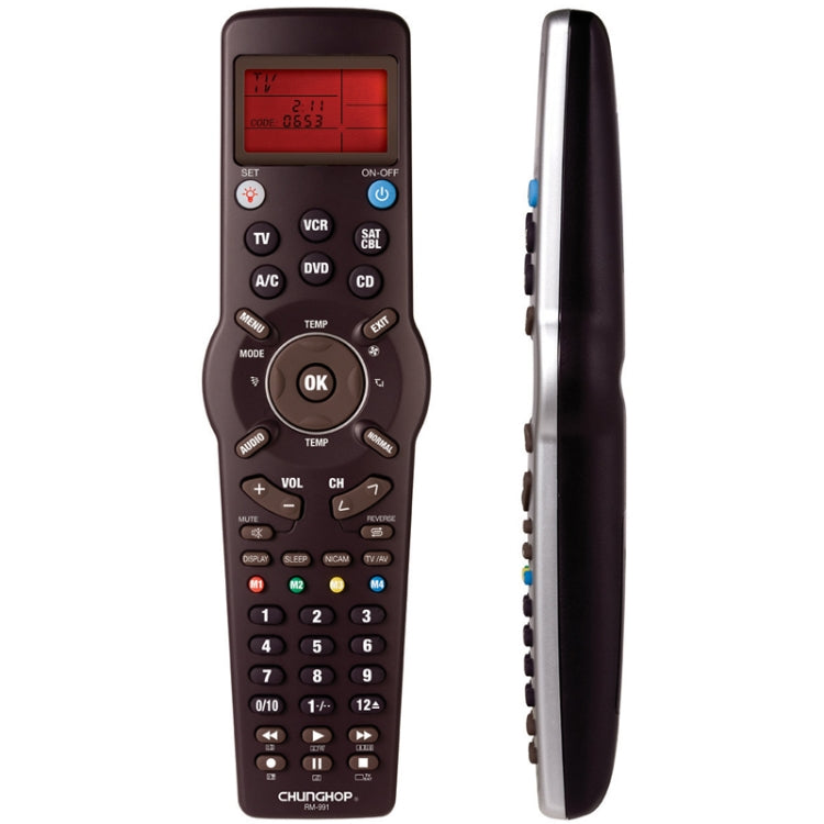 CHUNGHOP RM-991 6 In 1 Universal Learning Infrared Universal Remote Control - free shipping - PMC TechLife - Order now!