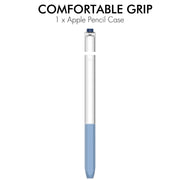 For Apple Pencil 2 AhaStyle PT-LC05 Jelly Style Translucent Silicone Protective Pen Case(Black)