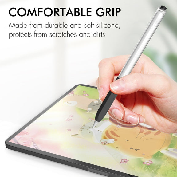 For Apple Pencil 2 AhaStyle PT-LC05 Jelly Style Translucent Silicone Protective Pen Case(Orange)