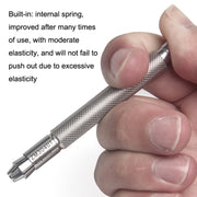 QYZ7021 5.0-6.0mm Watch Clockwork Time Adjustment Tool Stainless Steel Watch Handle
