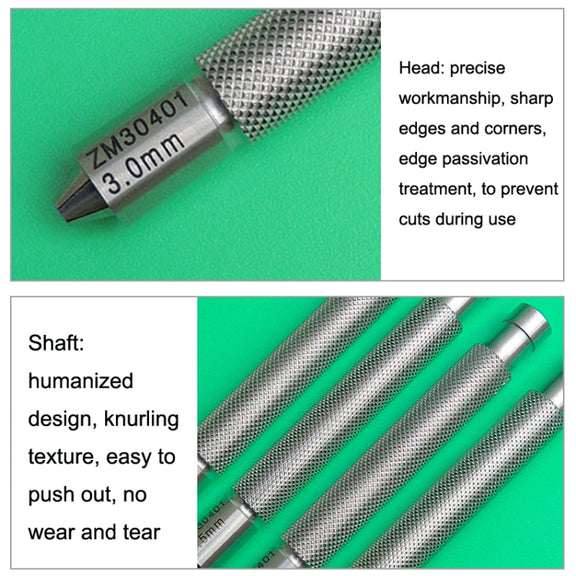 QYZ7021 6.5-7.5mm Watch Clockwork Time Adjustment Tool Stainless Steel Watch Handle