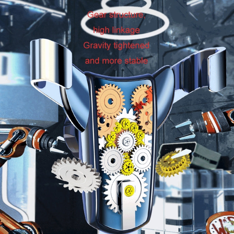 Air Outlet Triangular Gravity Sensor Car Mobile Phone Holder, Color: Black Hook Clip - Car Holders by PMC TechLife | Online Shopping South Africa | PMC TechLife