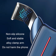 Air Outlet Triangular Gravity Sensor Car Mobile Phone Holder, Color: Golden One Word Clip